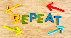 ②リピート率の高さが信頼の証